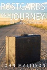 Image of front cover of "Postcards on a Journey: Reflections of a Christ Follower"